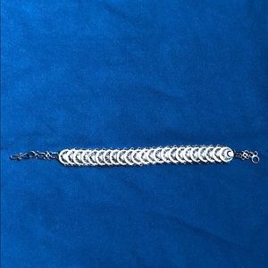 Vintage filigree sterling silver bracelet